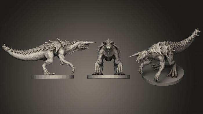 Animal figurines (STKJ_1536) 3D model for CNC machine